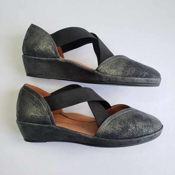 L'Amour Des Pieds Maryjane Comfort Shoes Gray Leather Slip On Strappy Shoe 7.5 - Picture 6 of 12